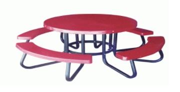 Fiberglass Round Children's Picnic Table